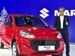 Maruti Suzuki India (MSIL) MD &amp; CEO Hisashi Takeuchi at the launch of the new Alto K10, in New Delhi.
