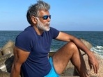 Milind Soman plays Om Namah Shivaya on loop to stay in rhythm for his 450km run from Jhansi to Delhi (Instagram) Milind Soman plays Om Namah Shivaya on loop to stay in rhythm for his 450km run from Jhansi to Delhi (Instagram)