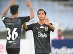 A still from MCFC's match against Indian Navy