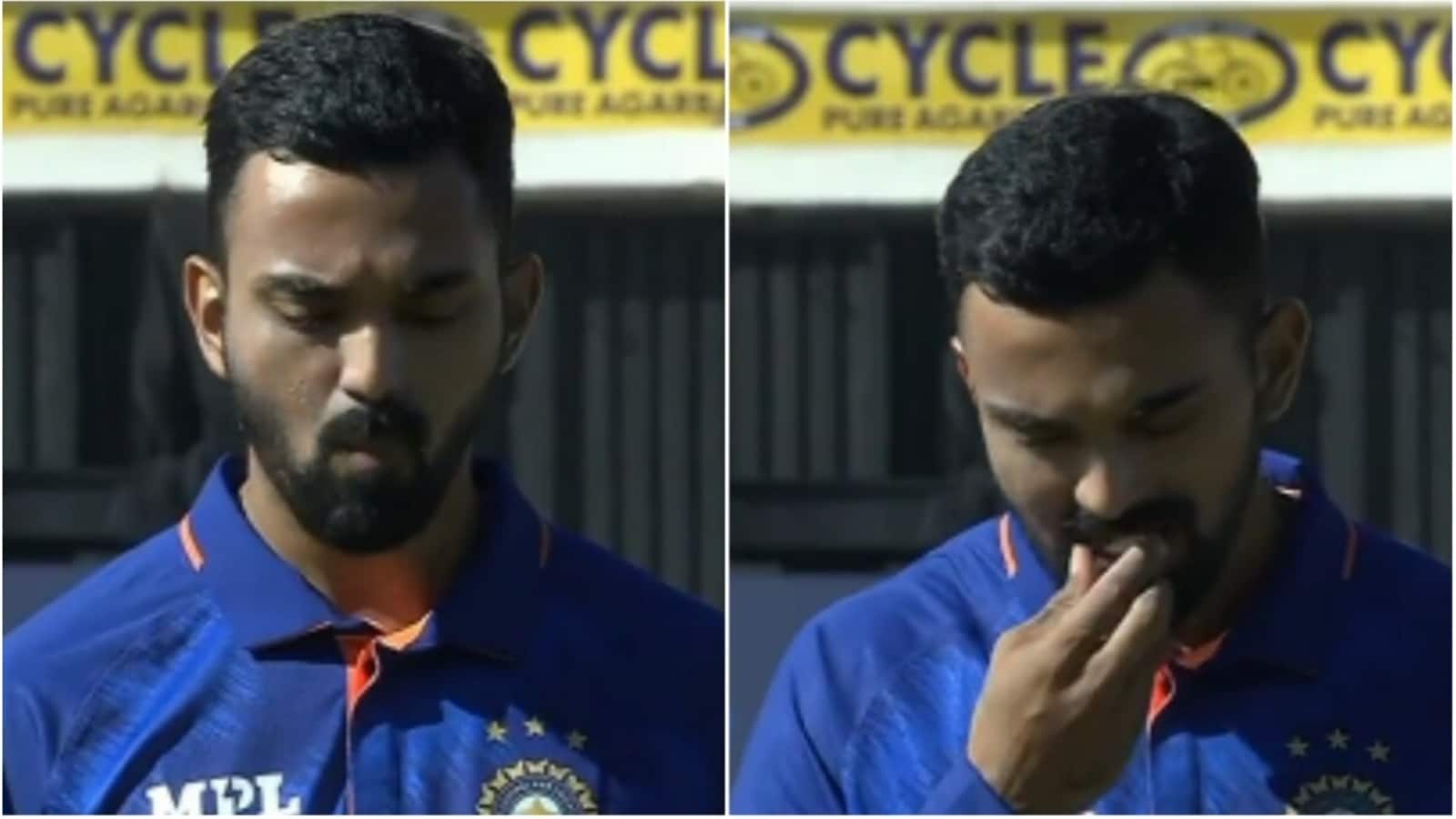 Watch: KL Rahul's gesture before national anthem takes internet by storm - Hindustan Times