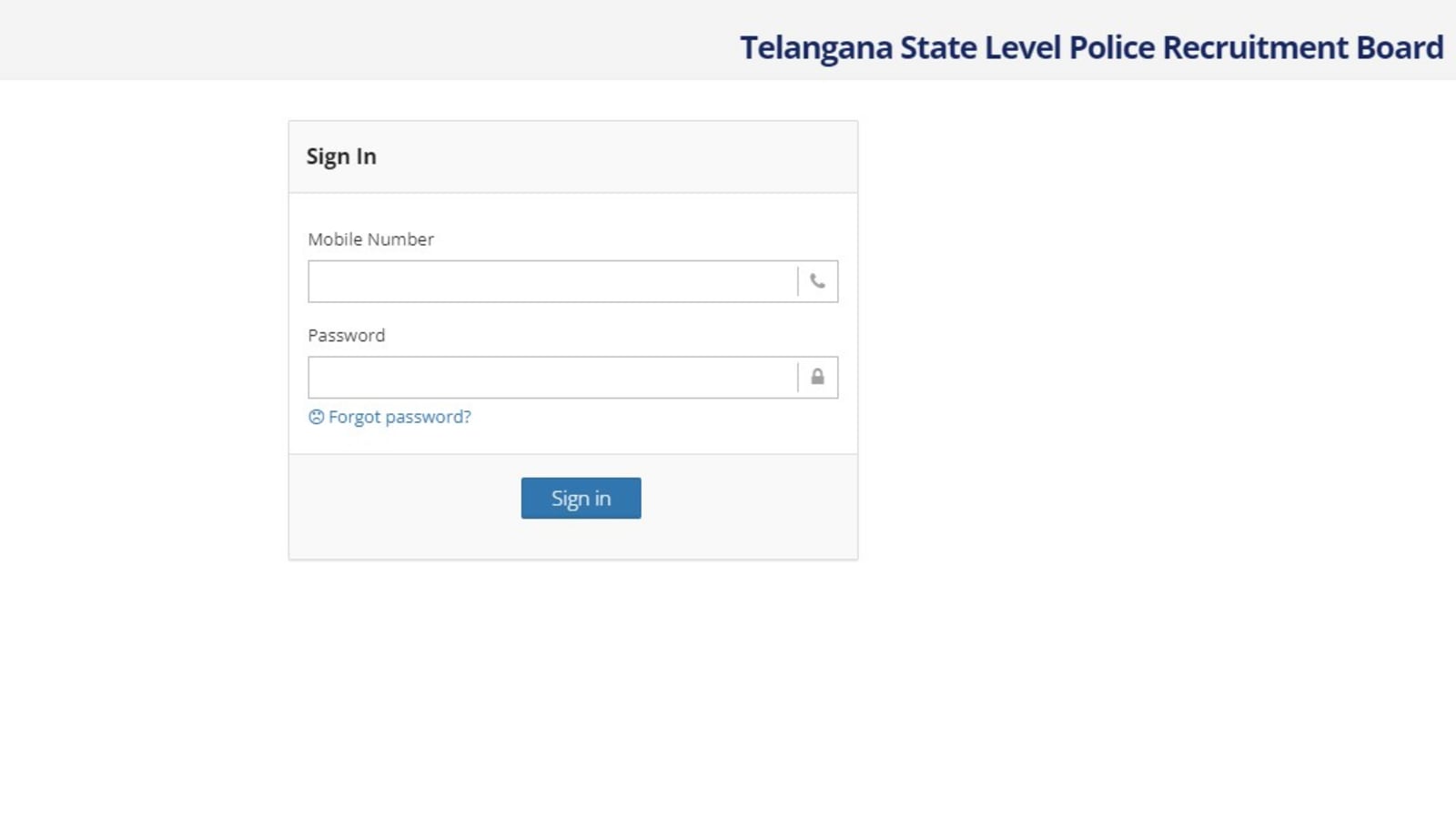 Telangana TS Police Constable hall tickets 2022 released on tslprb.in