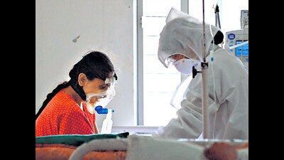 Samples of both patients were sent to PGIMER for testing and turned out positive for H1N1 virus that causes swine flu. (AFP File Photo) Samples of both patients were sent to PGIMER for testing and turned out positive for H1N1 virus that causes swine flu. (AFP File Photo)