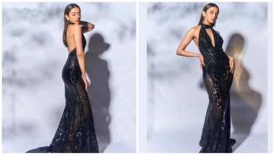 Rakul Preet earlier attended the star-studded HT India's Most Stylish 2022 awards in a black silhouette. (Instagram/@stylebyami) Rakul Preet earlier attended the star-studded HT India's Most Stylish 2022 awards in a black silhouette. (Instagram/@stylebyami)