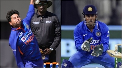 Kuldeep Yadav; MS Dhoni (AP/File) Kuldeep Yadav; MS Dhoni (AP/File)