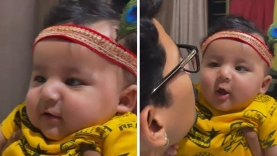 Bharti Singh's son Laksh with father Haarsh Limbachiyaa. Bharti Singh's son Laksh with father Haarsh Limbachiyaa. 