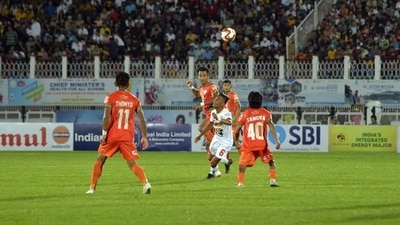 NEROCA FC put up a dominating show to beat local rivals TRAU FC 3-1 (Twitter/thedurandcup) NEROCA FC put up a dominating show to beat local rivals TRAU FC 3-1 (Twitter/thedurandcup)