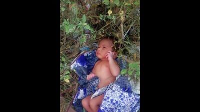 The infant is currently in custody of Child Help Line. The infant is currently in custody of Child Help Line.