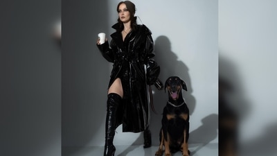 Elli AvrRam picked this outfit from the shelves of the clothing line The Source and her photos were captured by Danny Murray. (Instagram/@elliavrram)