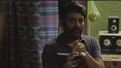 Kapil Sharma in a still from the film Zwigato. Kapil Sharma in a still from the film Zwigato. 