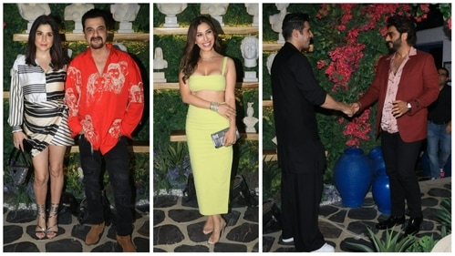 Maheep Kapoor, Sophie Choudry, Zayed Khan and Arjun Kapoor at the store launch. (Varinder Chawla) Maheep Kapoor, Sophie Choudry, Zayed Khan and Arjun Kapoor at the store launch. (Varinder Chawla)