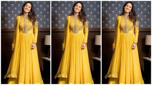 Mira Rajput displays her love for ethnic silhouettes. (Instagram) Mira Rajput displays her love for ethnic silhouettes. (Instagram)