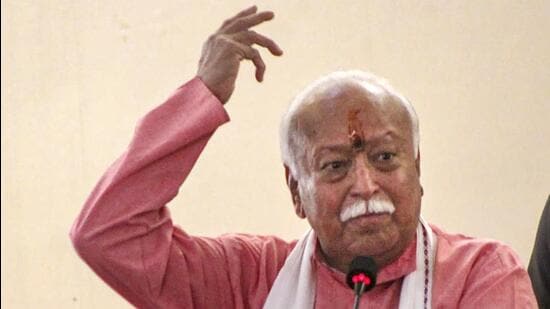 RSS chief Mohan Bhagwat. (PTI File Photo)