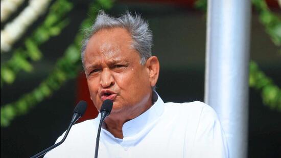Rajasthan chief minister Ashok Gehlot. (PTI)