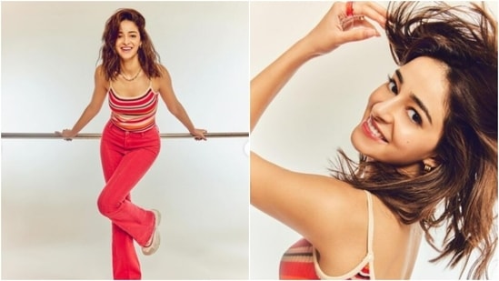 Ananya Panday is currently awaiting the release of her upcoming film Liger. The actor, who is busy with the promotions of the film, will be sharing screen space with south superstar Vijay Deverakonda in the film. Ananya has been sharing snippets from her promotion diaries on a daily basis. On Thursday, Ananya slayed fashion goals with a set of pictures of herself looking super cute in a casual ensemble.(Instagram/@ananyapanday)