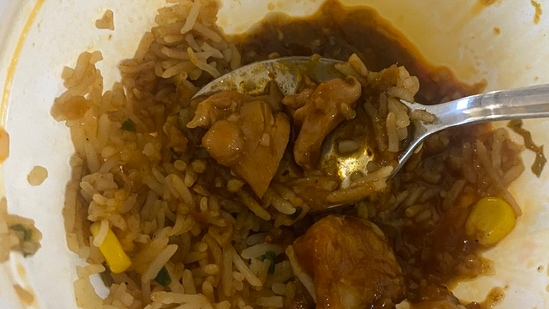 KO Sesha allegedly found two meat pieces in his veg meal delivered from Swiggy. (Twitter)