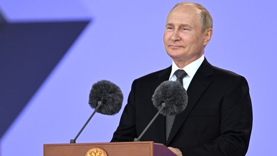 File photo of Russian President Vladimir Putin.(AP) File photo of Russian President Vladimir Putin.(AP)