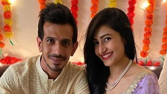 A photo of Yuzvendra Chahal with wife Dhanashree Verma