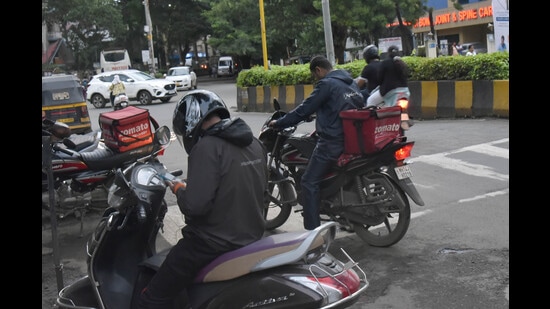 Food delivery have agents have expressed confusion saying that this is unnecessary (HT PHOTO) Food delivery have agents have expressed confusion saying that this is unnecessary (HT PHOTO)
