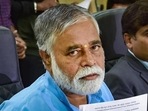 Education minister BC Nagesh is under fire from a section of the Muslim community who challenged why a Hindu festival is being permitted when hijab was not allowed inside educational institutions. (HT File) Education minister BC Nagesh is under fire from a section of the Muslim community who challenged why a Hindu festival is being permitted when hijab was not allowed inside educational institutions. (HT File)