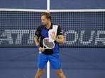 Daniil Medvedev, of Russia, reacts following his win(AP) Daniil Medvedev, of Russia, reacts following his win(AP)