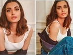 Diana Penty's Instagram lookbook is an amalgamation of all things comfortable and stylish. Her go-to look is a casual top teamed with denim. In her recent stills, she shows how to elevate casual wear and drop jaws.(Instagram/@dianapenty)