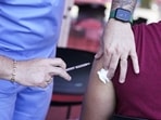 The vaccine - called Jynneos, Imvanex and Imvamune, depending on geography - was designed to be injected into a layer of fat beneath the skin, known as a subcutaneous injection. (AP Photo/Seth Wenig) The vaccine - called Jynneos, Imvanex and Imvamune, depending on geography - was designed to be injected into a layer of fat beneath the skin, known as a subcutaneous injection. (AP Photo/Seth Wenig)