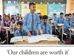 Front page of The New York Times' international edition on Thursday, August 18, 2022, featured Delhi deputy CM Manish Sisodia and the city's education model (Punit Agarwal/Twitter) Front page of The New York Times' international edition on Thursday, August 18, 2022, featured Delhi deputy CM Manish Sisodia and the city's education model (Punit Agarwal/Twitter)