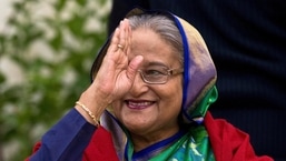 Foto de arquivo do primeiro-ministro de Bangladesh, Sheikh Hasina.