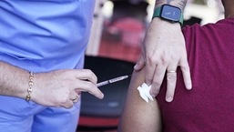 The vaccine — called Jynneos, Imvanex and Imvamune, depending on geography — was designed to be injected into a layer of fat under the skin, known as a subcutaneous injection.  (AP Photo/Seth Wenig)