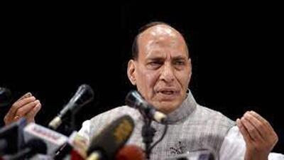Union defence minister Rajnath Singh will be accompanied by Haryana chief minister Manohar Lal Khattar, BJP’s national general secretary Vinod Tawde and party’s Haryana president Om Prakash Dhankar during his visit to Panchkula. (HT Photo)