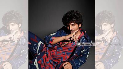 Kartik Aaryan on the cover of HT Brunch in August 2022