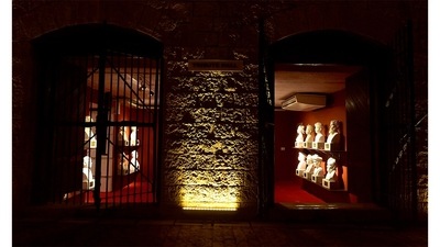 The Gallery of Revolutionaries in Mumbai, Maharashtra. In 2016, a series of dark, dank tunnels was discovered beneath the Governor’s sprawling residence at Malabar Hill. They are form Kranti Gatha, a gallery dedicated to heroes who fought in revolts from 1857 to the Royal Indian Navy uprising of 1946. It’s a tribute to Vasudev Balwant Phadke, Lokmanya Tilak, VD Savarkar, Krantiguru Lahuji Salve, Anant Laxman Kanhere, Bhikaiji Cama, and Ganesh Pingale, among others. (Anshuman Poyrekar / HT Photo) The Gallery of Revolutionaries in Mumbai, Maharashtra. In 2016, a series of dark, dank tunnels was discovered beneath the Governor’s sprawling residence at Malabar Hill. They are form Kranti Gatha, a gallery dedicated to heroes who fought in revolts from 1857 to the Royal Indian Navy uprising of 1946. It’s a tribute to Vasudev Balwant Phadke, Lokmanya Tilak, VD Savarkar, Krantiguru Lahuji Salve, Anant Laxman Kanhere, Bhikaiji Cama, and Ganesh Pingale, among others. (Anshuman Poyrekar / HT Photo)