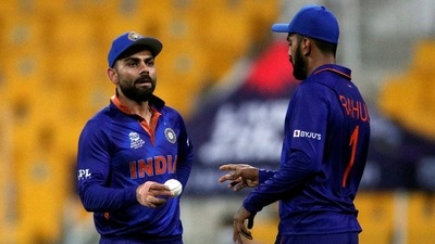 India's Virat Kohli with KL Rahul&nbsp; (REUTERS)