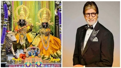 Taking to Twitter, Amitabh Bachchan shared a video from one of his films where he can be seen breaking the Dahi Handi, which he captioned in Hindi, "Ala re Ala Govinda Ala." Sharing another post, he wrote in Hindi, "Janmashtami mangalmai ho." (Instagram/@amitabhbachchan) Taking to Twitter, Amitabh Bachchan shared a video from one of his films where he can be seen breaking the Dahi Handi, which he captioned in Hindi, "Ala re Ala Govinda Ala." Sharing another post, he wrote in Hindi, "Janmashtami mangalmai ho." (Instagram/@amitabhbachchan)