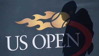 (FILES) In this file photo, the shadow of a line judge on a canvas at the US Open Tennis Tournament in New York. (AFP)