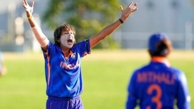 Jhulan Goswami of India (AP) Jhulan Goswami of India (AP)