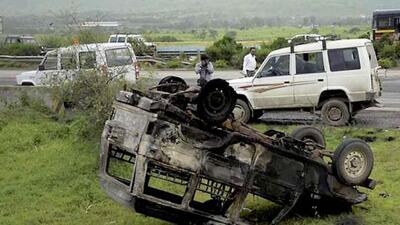 As per HSP data, there has been 103 accidents on the expressway between January and July 2022 in which 40 people have lost their lives and 65 seriously injured. (HT PHOTO)