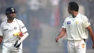 Sachin Tendulkar; Shoaib Akhtar (File) Sachin Tendulkar; Shoaib Akhtar (File)