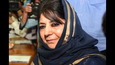 PDP president and former J&K chief minister Mehbooba Mufti termed the likely addition of 25 lakh new voters in Jammu and Kashmir including non-locals as the last nail in the coffin of electoral democracy in the union territory. (HT) PDP president and former J&K chief minister Mehbooba Mufti termed the likely addition of 25 lakh new voters in Jammu and Kashmir including non-locals as the last nail in the coffin of electoral democracy in the union territory. (HT)