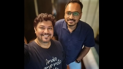 Ram Kamal Mukherjee with Ashwin Gangaraju