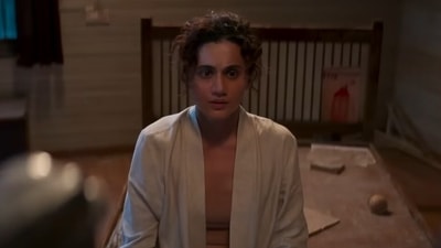 Taapsee Pannu in a still from Dobaaraa. Taapsee Pannu in a still from Dobaaraa. 