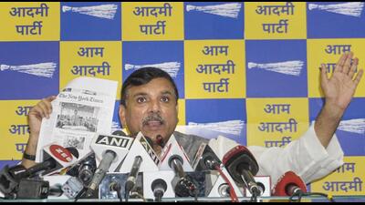 AAP leader Sanjay Singh. (PTI) AAP leader Sanjay Singh. (PTI)