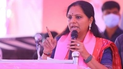 TRS leader K Kavita. source: Twitter/@RaoKavitha TRS leader K Kavita. source: Twitter/@RaoKavitha