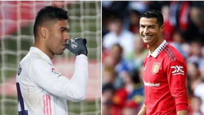 Casemiro and Cristiano Ronaldo Casemiro and Cristiano Ronaldo