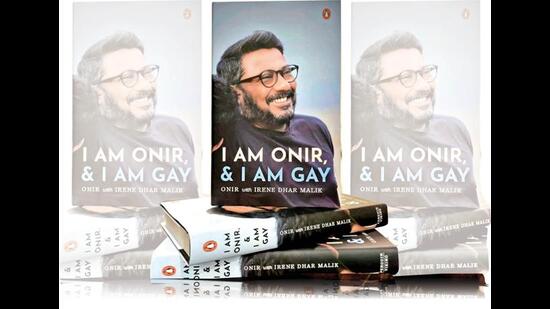 Onir wants his book (above) to help others who may not have the courage to be their true selves