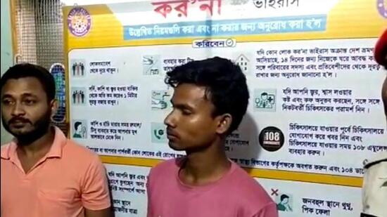 The arrested persons are both residents of Karimganj district. (HT photo)