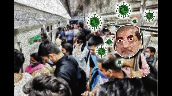 Many passengers are worried sick, seeing the fellow travellers who show extreme carelessness when it comes to masking up.