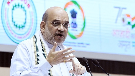 File photo of Union home minister Amit Shah. File photo of Union home minister Amit Shah.