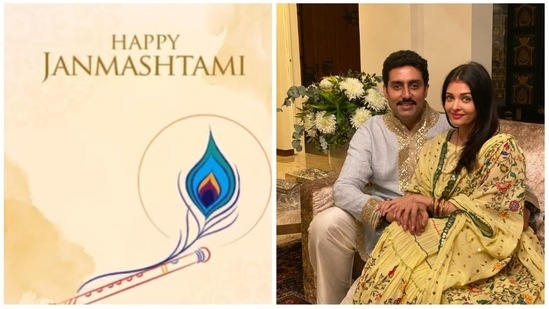 Taking to Instagram, Abhishek Bachchan shared a video and captioned it, "Radhe Radhe bolo Jai Kanhaiya Laal ki #KrishnaJanmashtami."(Instagram/@bachchan)