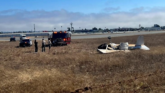 Two planes collided in Northern California while trying to land at a local airport and at least two of the three occupants were killed.(AP)